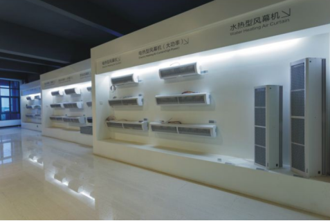 綠島風風幕機產品展廳